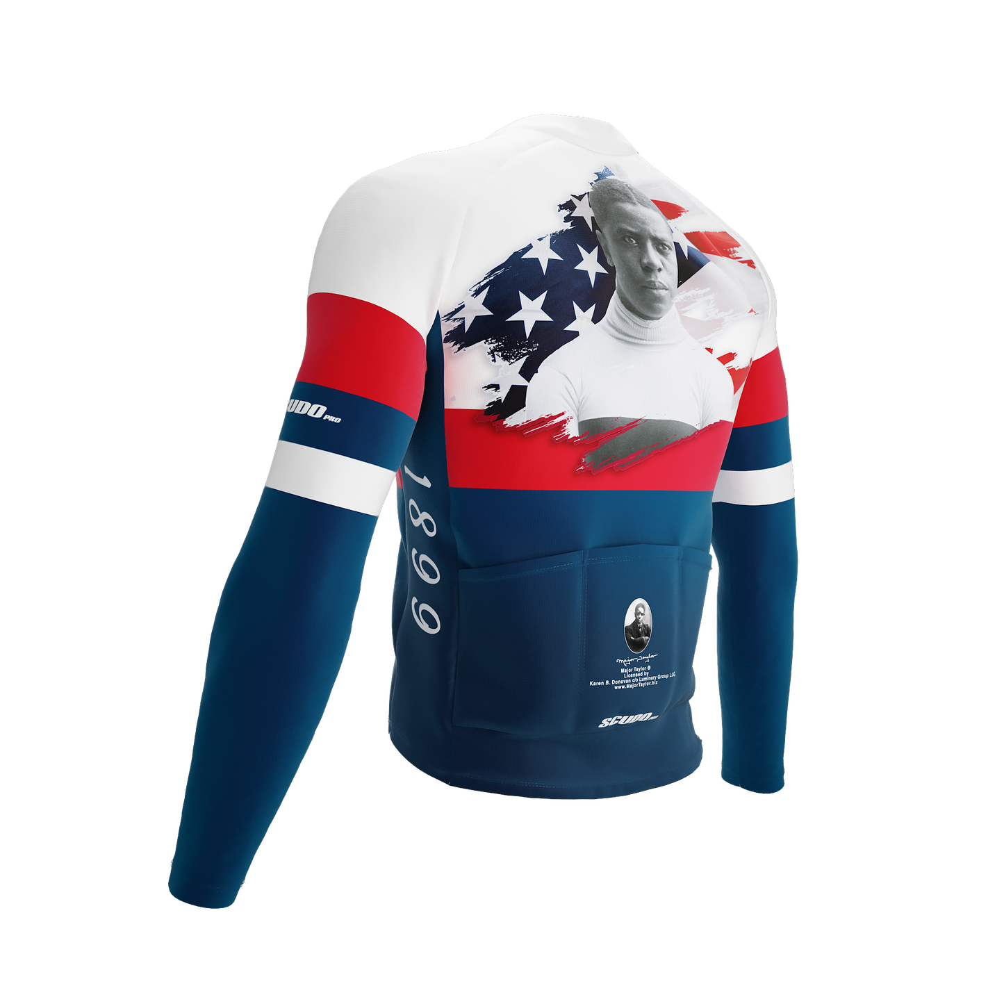 Major Taylor | American Hero | Short Sleeve Cycling PRO THERMAL Jersey