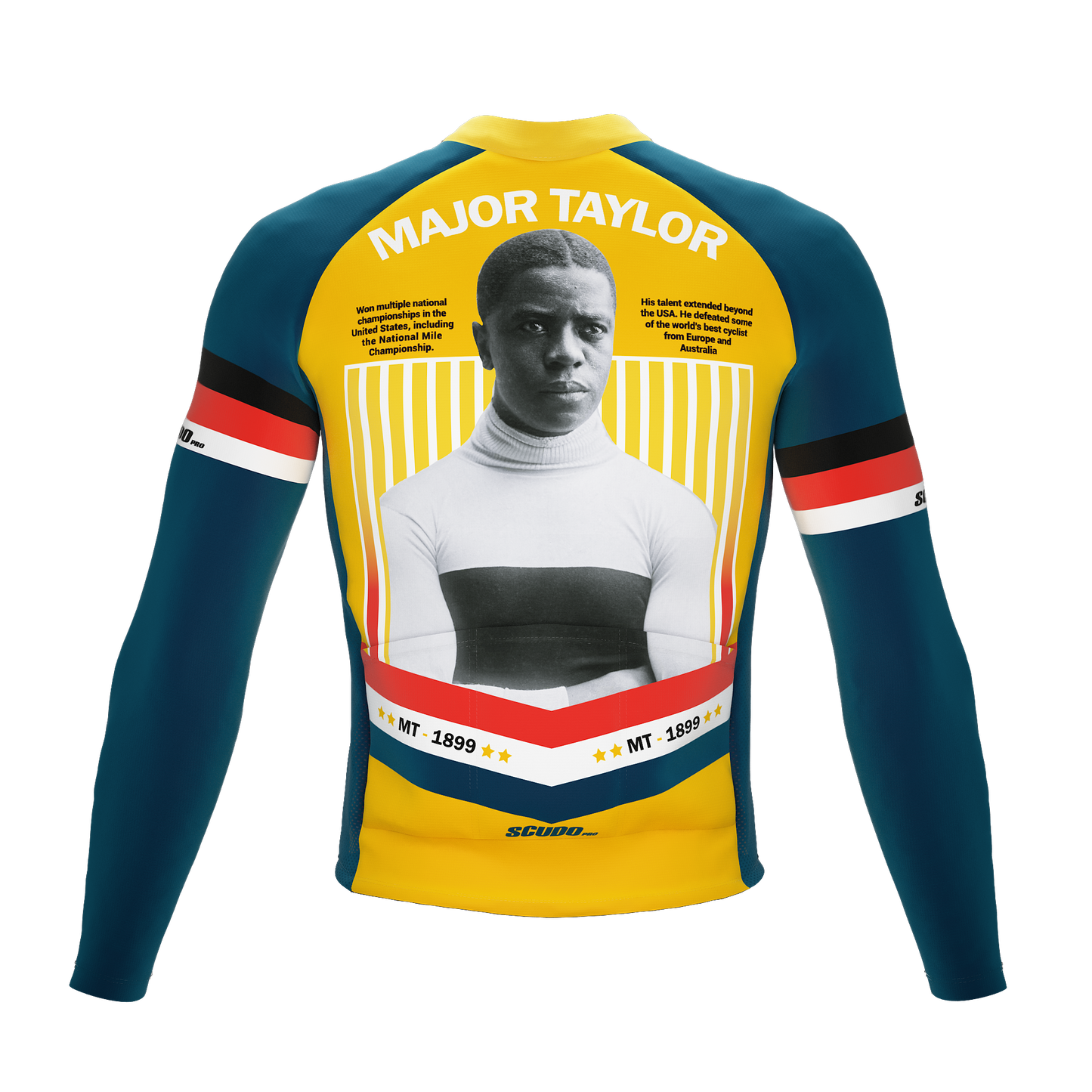 Major Taylor | Portrait | Short Sleeve Cycling PRO THERMAL Jersey