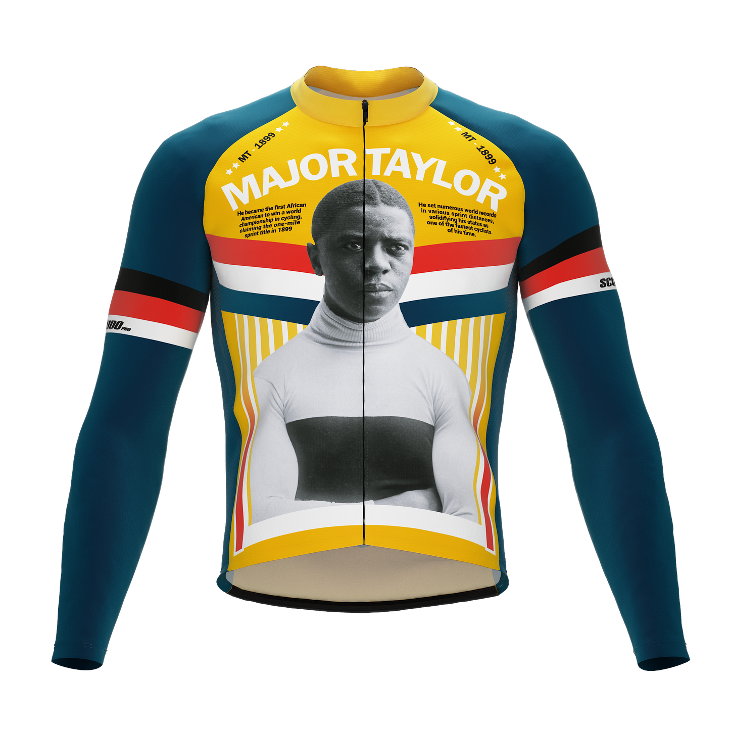 Major Taylor | Portrait | Short Sleeve Cycling PRO THERMAL Jersey