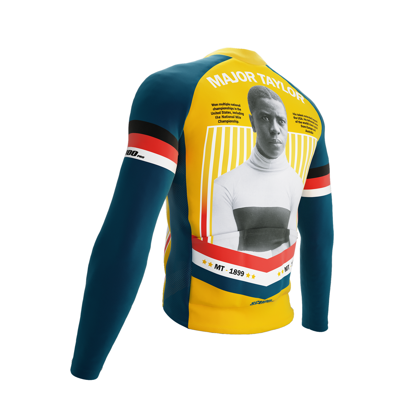 Major Taylor | Portrait | Short Sleeve Cycling PRO THERMAL Jersey