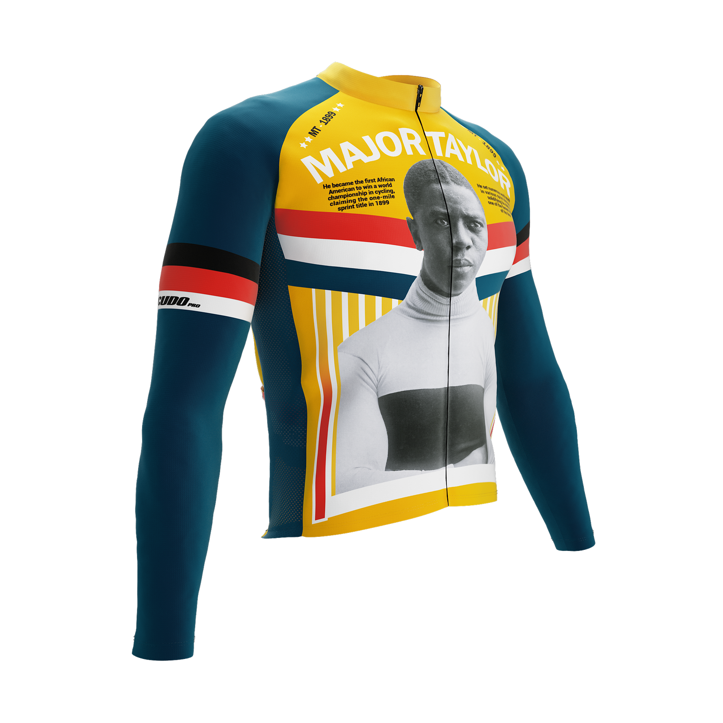 Major Taylor | Portrait | Short Sleeve Cycling PRO THERMAL Jersey