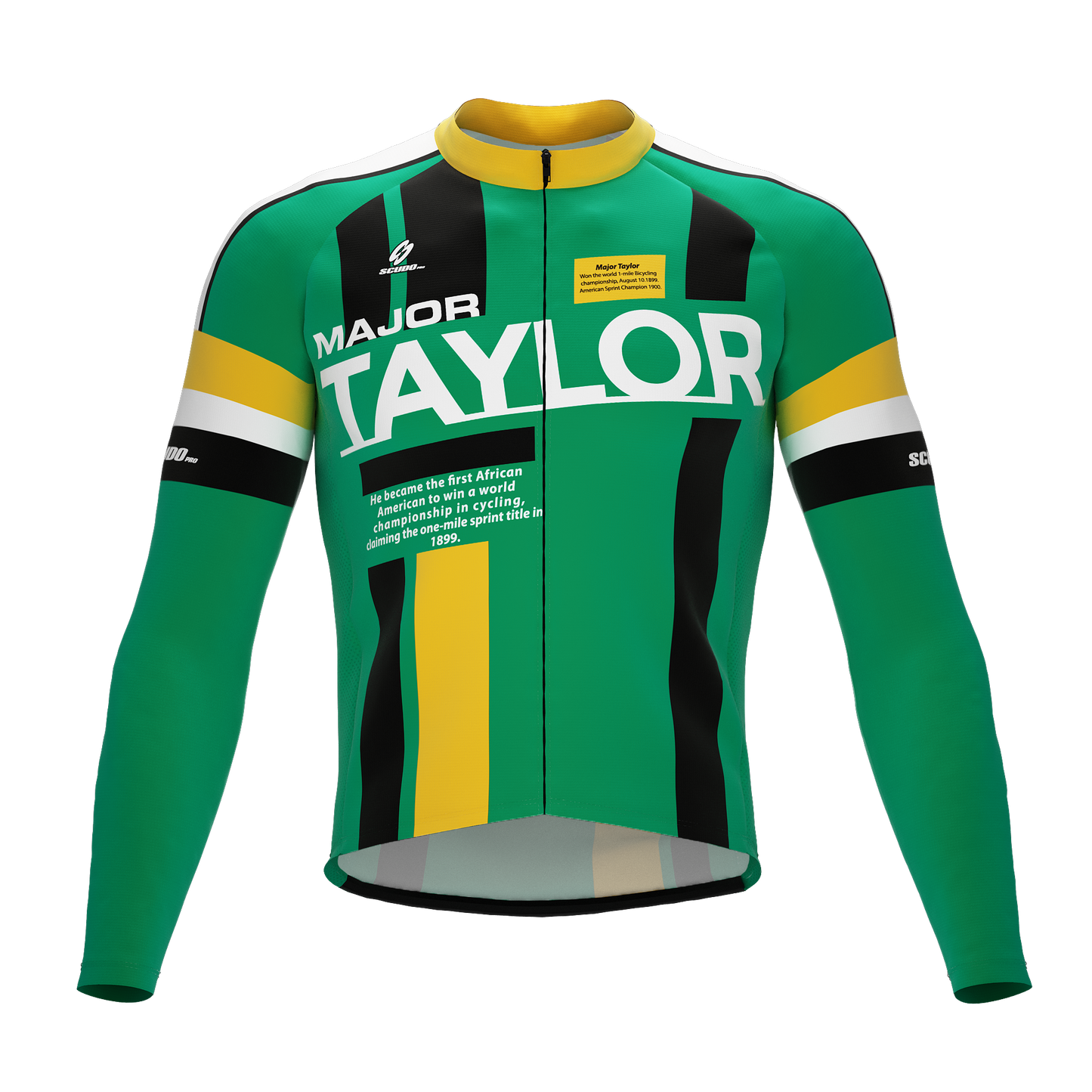 Major Taylor | Zion Green | Short Sleeve Cycling PRO THERMAL Jersey