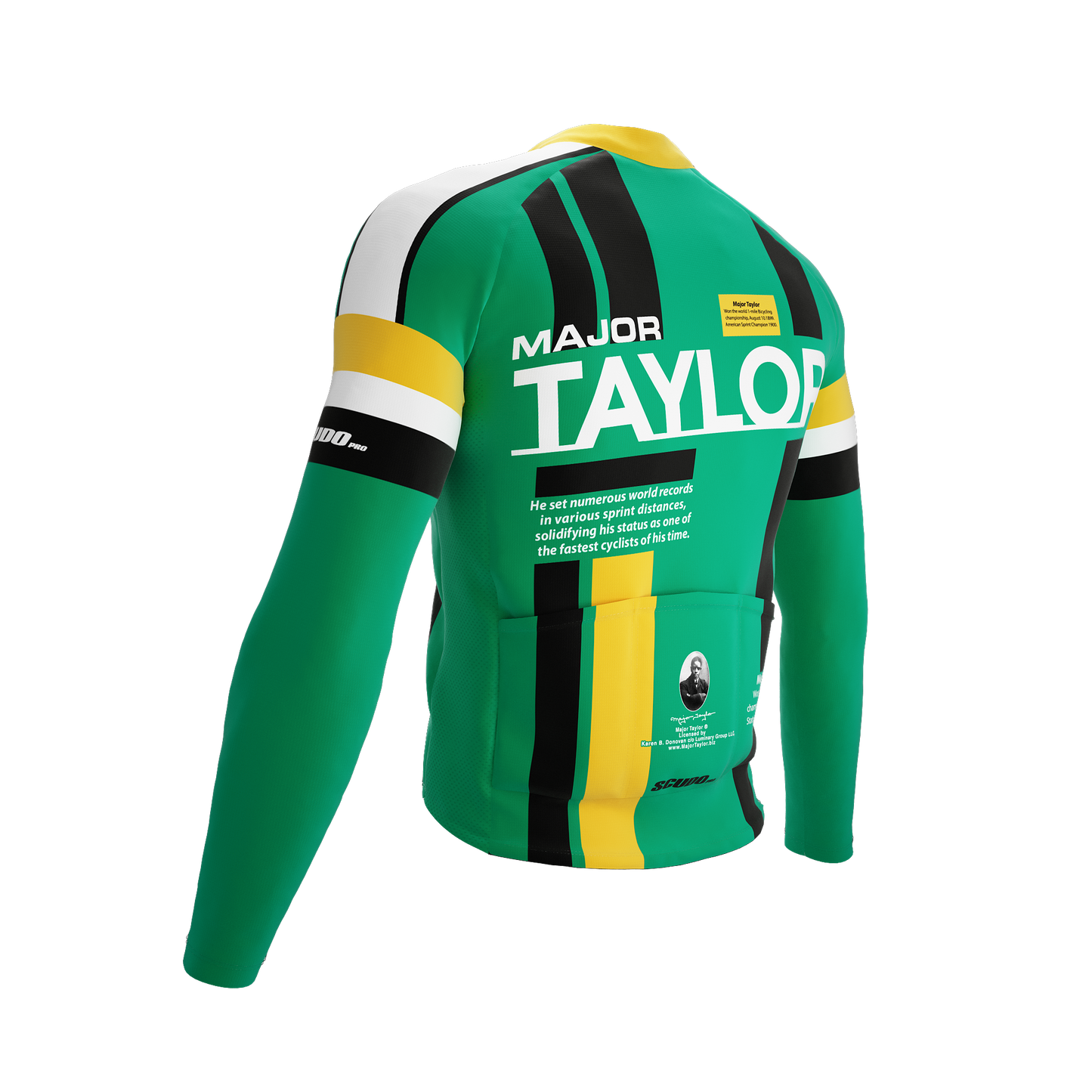 Major Taylor | Zion Green | Short Sleeve Cycling PRO THERMAL Jersey