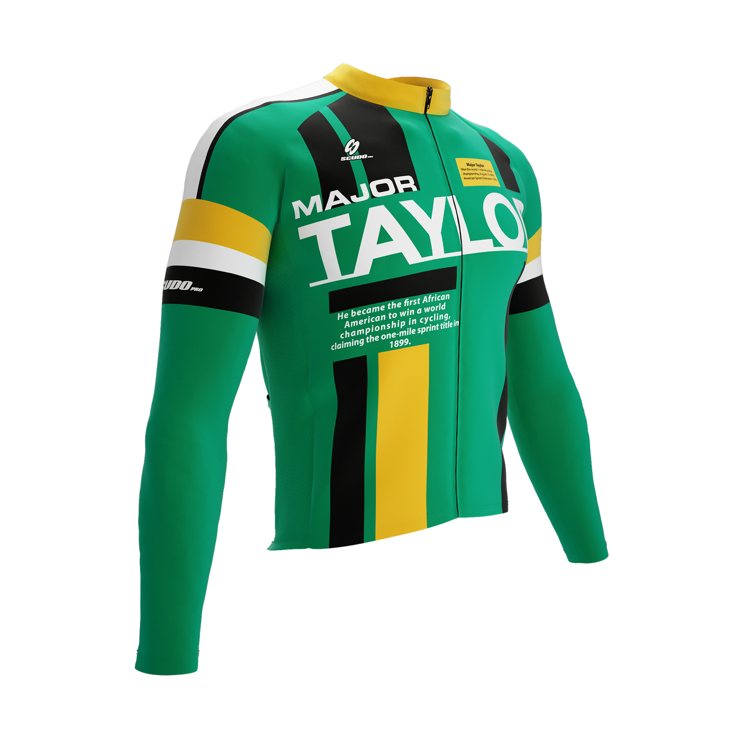 Major Taylor | Zion Green | Short Sleeve Cycling PRO THERMAL Jersey