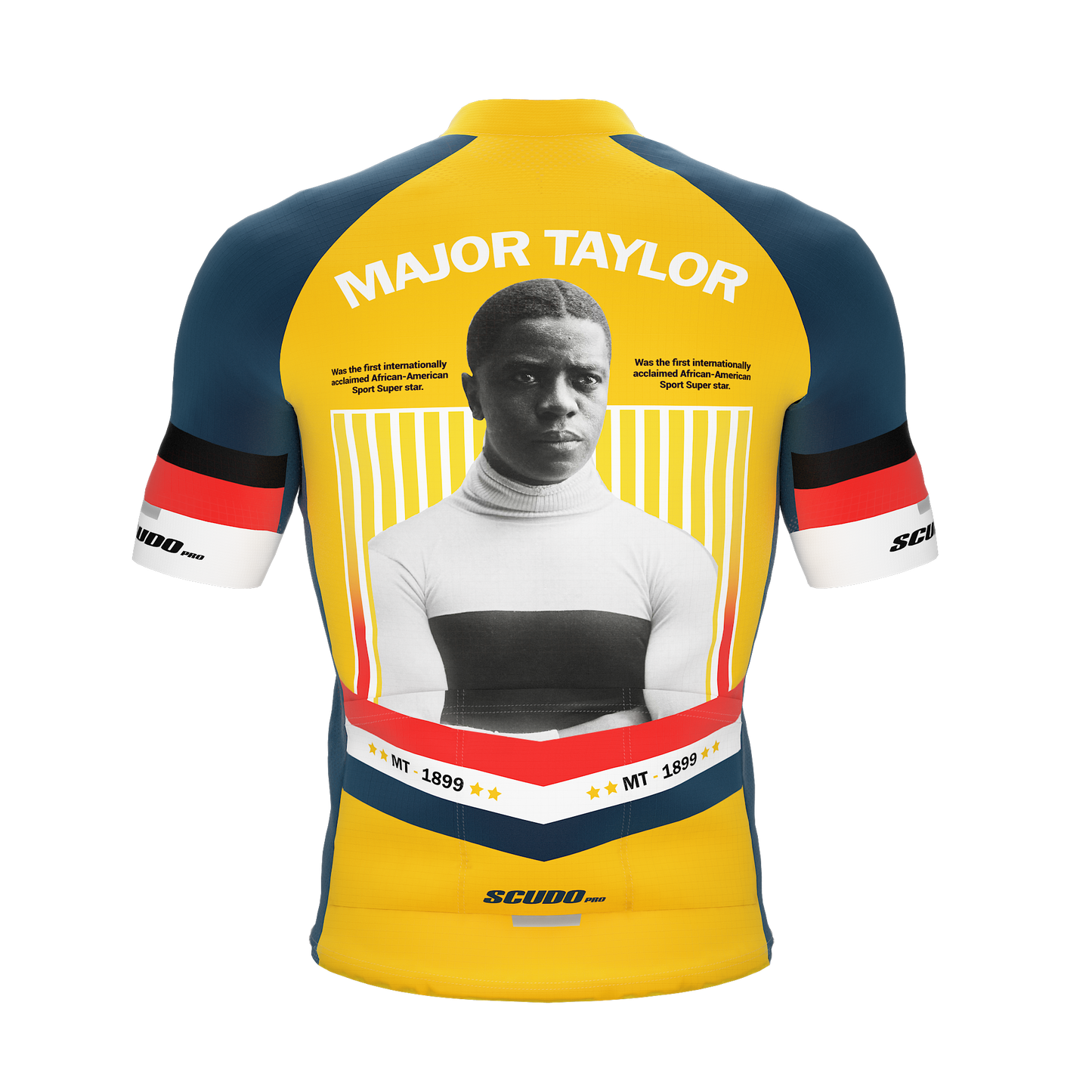 Major Taylor | Portrait | Short Sleeve Cycling PRO Jersey