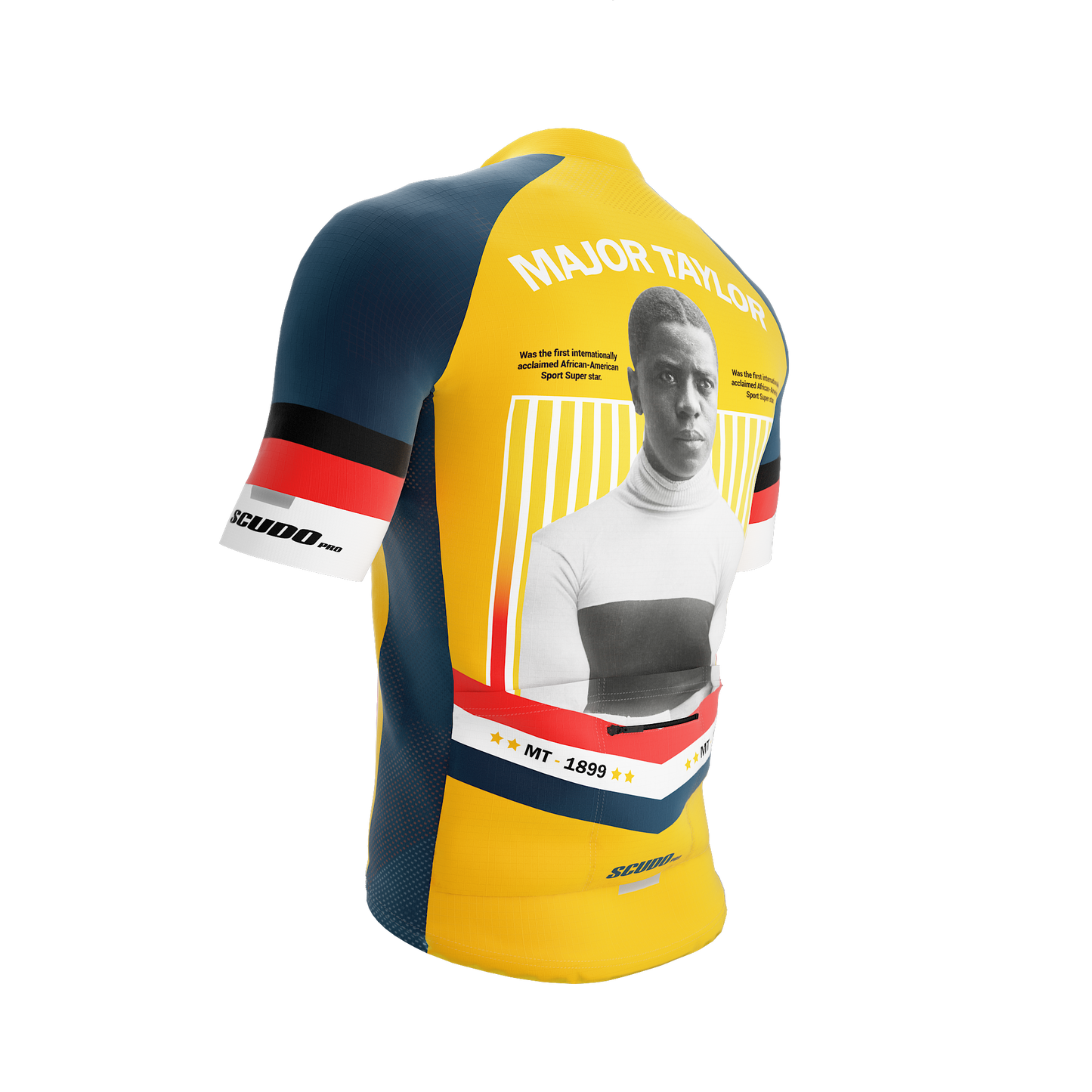 Major Taylor | Portrait | Short Sleeve Cycling PRO Jersey