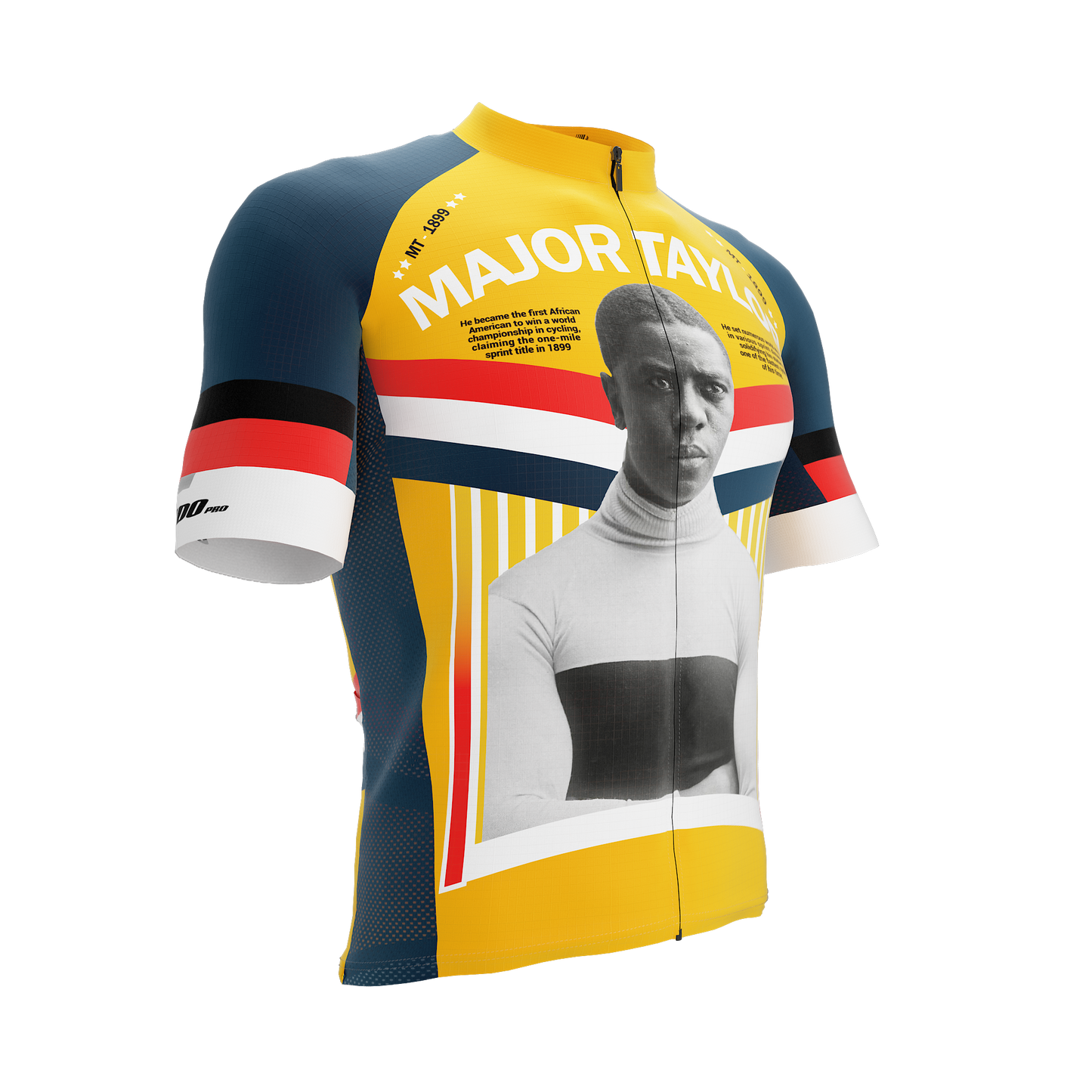 Major Taylor | Portrait | Short Sleeve Cycling PRO Jersey